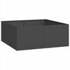 vidaXL Gr&oacute;&eth;urker Svart 100x100x40 cm St&aacute;l