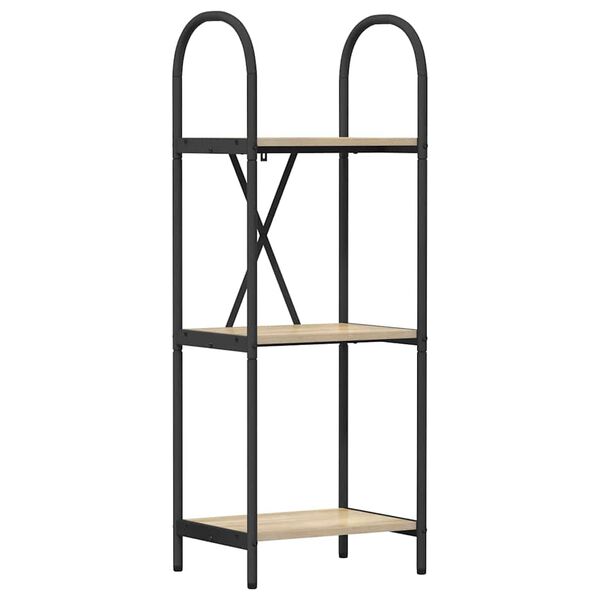 vidaXL Hilla Sonoma Eik 40 x 30 x 109 cm Samsettur vi&eth;ur