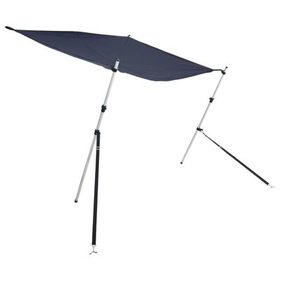 vidaXL T-laga Skyggnisframlenging Blá 170x170x(115-183) cm