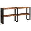 vidaXL Veggbor&eth; Marglitur 160 x 33 x 75 cm Solid endurheimt tr&eacute;