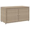 vidaXL Geymslusk&aacute;pur fyrir Gar&eth; Drappa&eth;ur 110x55x60,5 cm P&oacute;l&yacute;rattan