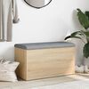 vidaXL geymslubekkur &uacute;r Sonoma eik 82x42x45 cm verkfr&aelig;&eth;ilegt tr&eacute;