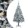 vidaXL Gervi j&oacute;latr&eacute; me&eth; 300 LED Hv&iacute;tt 180 cm PVC, st&aacute;l og plast