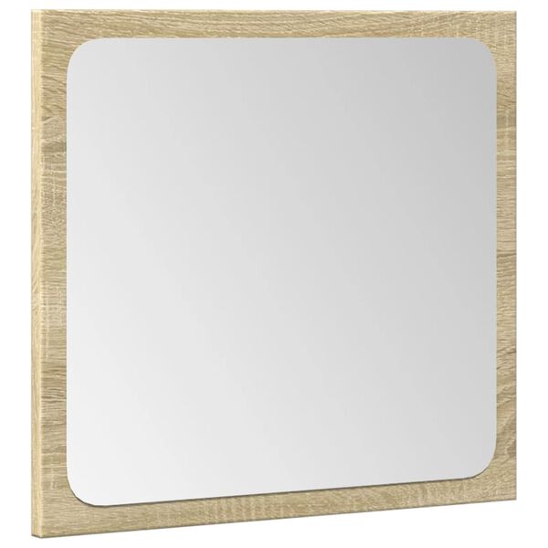 vidaXL 3 Hluta Baðherbergissett Sonoma Eik Samsettur Viður