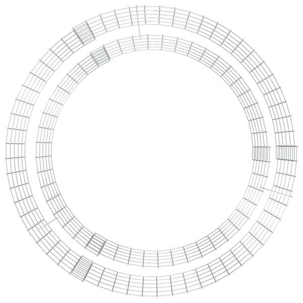 vidaXL Gabion Eldgryfja &Oslash; 100 cm Galvaniseru&eth;u j&aacute;rn
