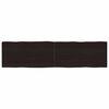 vidaXL Bor&eth;plata 160x40x(2-4)cm Me&eth;h&ouml;ndla&eth;ur Vi&eth;ur N&aacute;tt&uacute;rulegar Br&uacute;nir