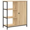 vidaXL skenkur Sonoma eik 70x30x80 cm verkfr&aelig;&eth;ilegur vi&eth;ur