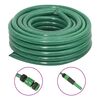 vidaXL Gar&eth;slanga me&eth; Festingarsetti Gr&aelig;nt 0,75" 20 m PVC
