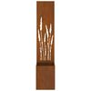 vidaXL Gar&eth;s b&uacute;na&eth; skj&aacute;r &Uacute;tskur&eth;ur Rusty 32 x 150 cm Ve&eth;ra&eth; st&aacute;l
