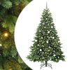 vidaXL Gervi j&oacute;latr&eacute; me&eth; 300 LED me&eth; standi Gr&aelig;nn 210 cm PE og PVC
