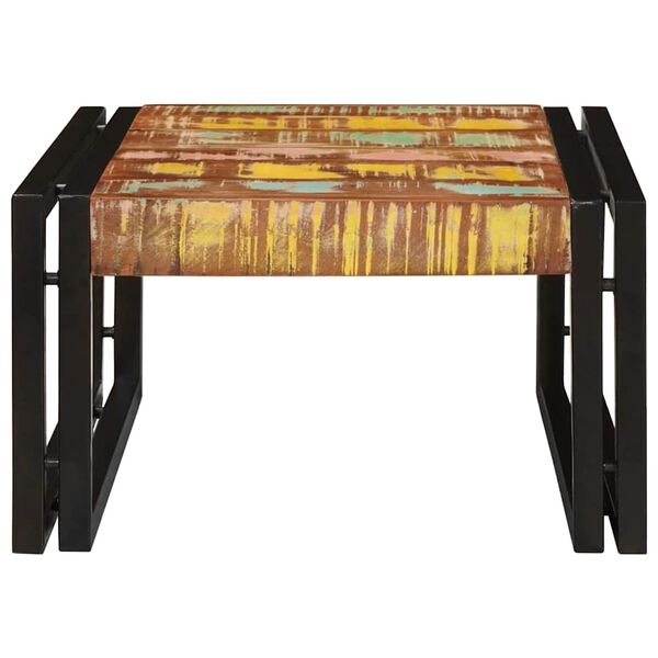 vidaXL Ba&eth;herbergishyllan me&eth; hillu Marglitur 60 x 50 x 23 cm