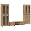 vidaXL Sj&oacute;nvarpssk&aacute;pasett FLORIN 3 pcs Artisan Eik Samsettur vi&eth;ur