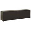 vidaXL Geymslukassi fyrir Gar&eth; P&oacute;l&yacute;rattan 200x50x60 cm Br&uacute;nn
