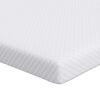 vidaXL D&yacute;nu toppur Hv&iacute;tt 80 x 200 cm Jacquard Efni