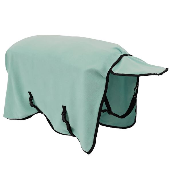 vidaXL Hrossateppa S&eacute;rstakur gr&aelig;nn P&oacute;l&yacute;ester