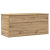 vidaXL Geymslukassi handverkseik 100 x 42 x 46 cm Samsettur vi&eth;ur