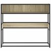 vidaXL Console Borð Sonoma Oak 90x35x80 cm Engineered Wood