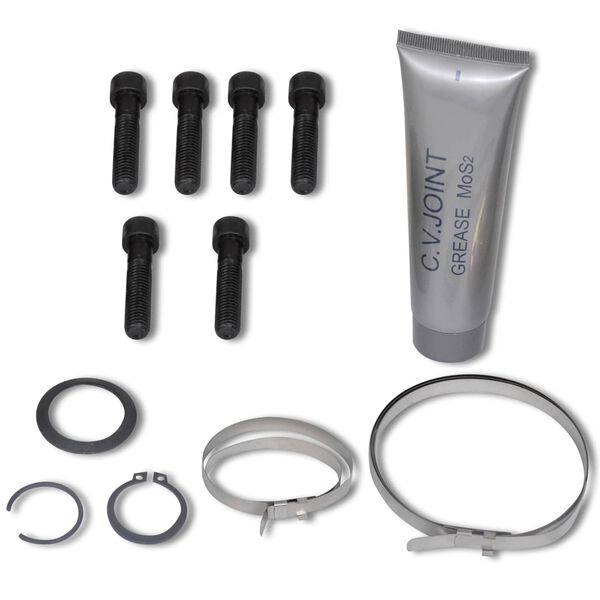 vidaXL Akstur sett Svartur M&aacute;lmur