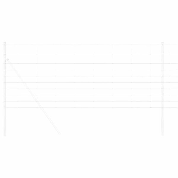 vidaXL T&uacute;nagir&eth;ing Silfur 50 x 1 m Sinkh&uacute;&eth;a&eth; st&aacute;l