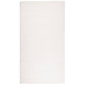 vidaXL Rýjamotta „PAMPLONA“ með Háu Flosi Nútímaleg Rjómagul 60x110 cm