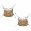 vidaXL Heynet 2 stk R&eacute;tthyrningslaga Svart 200x120 cm PP