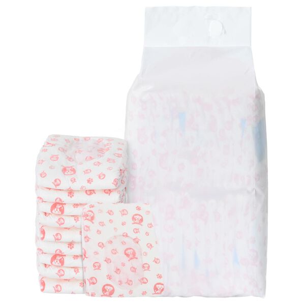 vidaXL Einnota &thorn;vottapoki fyrir t&iacute;kur 30 pcs Hv&iacute;tt L