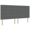 vidaXL Kassi vorinn r&uacute;m me&eth; d&yacute;nu me&eth; led D&ouml;kkgr&aacute;r 200 x 200 cm d&uacute;kur