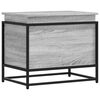 vidaXL geymslukassi me&eth; loki Gr&aacute;r Sonoma 60x40x51,5 cm Hanna&eth;ur vi&eth;ur