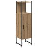 vidaXL ba&eth;herbergissk&aacute;pur Artisan Oak 33x33x120,5 cm Hanna&eth;ur vi&eth;ur