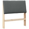 vidaXL B&oacute;lstru&eth; r&uacute;mgafl D&ouml;kk gr&aacute; 100 cm Solid furuhikk