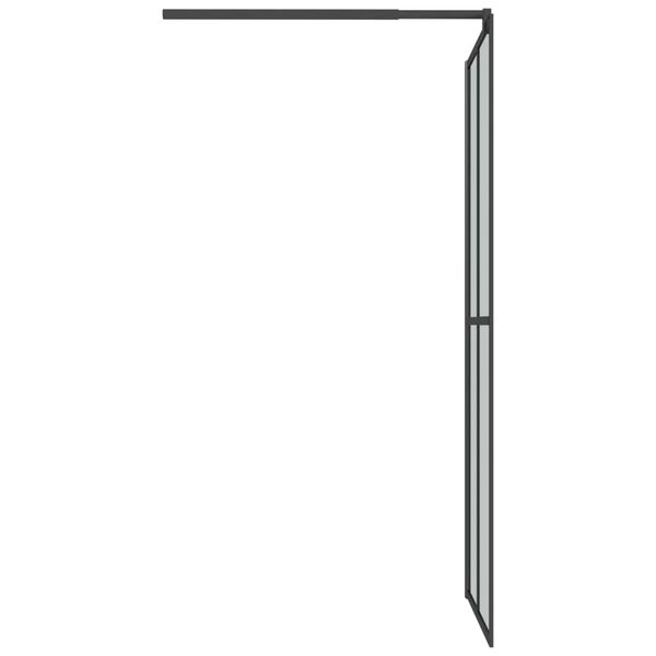 vidaXL Sturtuskj&aacute;r fyrir Walk-in Sturtu 90x195cm D&ouml;kkt Hert Gler