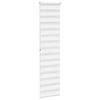 vidaXL Zebra Gardína Hvítt 60x200 cm Efni Breidd 55,9 cm Pólýester