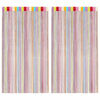 vidaXL Strengjagard&iacute;nur 2 stk. 100x250 cm Marglita&eth;ur