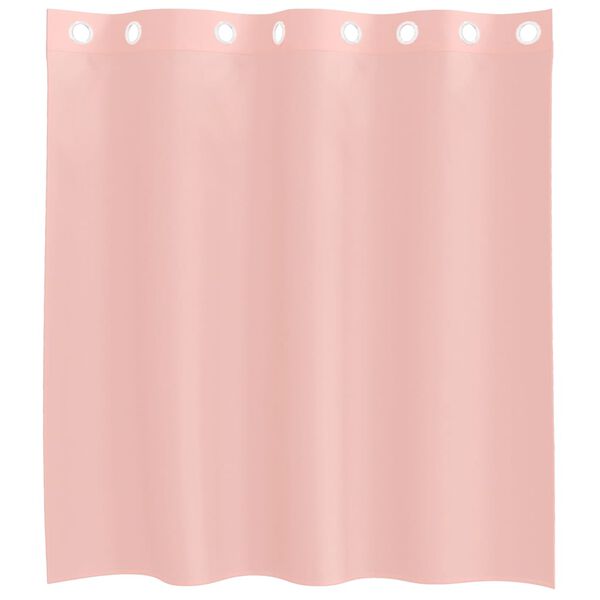 vidaXL Voile Gluggatjöld með Grommets 2 stk Bleikur 140x140 cm