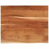 vidaXL Bor&eth;plata 100x80x3,8cm R&eacute;tthyrnd Gegnheil Akas&iacute;a N&aacute;tt&uacute;rul. Br&uacute;n