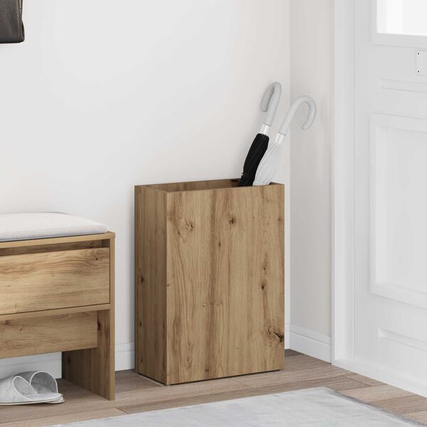 vidaXL Regnhl&iacute;fastendur Artisan Eik 40 x 20 x 55,5 cm Samsettur vi&eth;ur