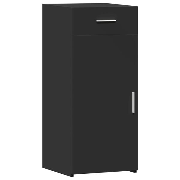 vidaXL Skenkur Svartur 40x42,5x93 cm Samsettur Vi&eth;ur