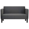 vidaXL Loveseat S&oacute;fi d&ouml;kkgr&aacute;tt 109 cm corduroy efni