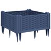 vidaXL Gr&oacute;&eth;urkassi me&eth; Pinnum Bl&aacute;gr&aacute;r 42,5x42,5x28,5 cm PP