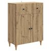vidaXL Vi&eth;beinteyfla Handverkseik 66 x 34,5 x 90 cm Samsettur vi&eth;ur