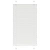 vidaXL Pleated Blind Hv&iacute;tt 70x100 cm Efni Breidd 69,4 cm Polyester