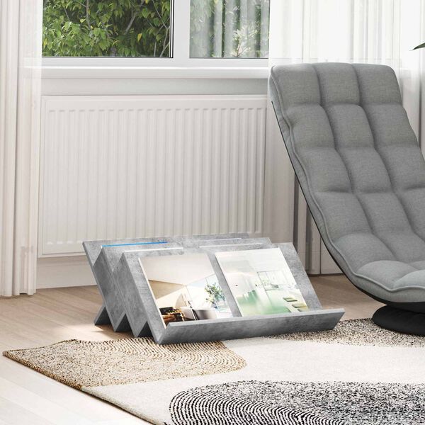 vidaXL T&iacute;marit Hillur me&eth; hillu Steinsteypa gr&aacute; 65 x 53 x 28,5 cm