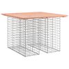 vidaXL gar&eth;bor&eth; &uacute;r gabion-h&ouml;nnun 100x102x72 cm &uacute;r gegnheilu tr&eacute; &uacute;r Douglas