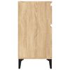 vidaXL Náttborðsskápur Sonoma Eik 40x35x70 cm