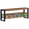 vidaXL Sj&oacute;nvarpssk&aacute;pur 120x30x45 cm Gegnheill Endurunninn Vi&eth;ur