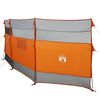 vidaXL Camping Windbreak Gr&aacute;r og Appels&iacute;nugulur 510x153 cm Vatnsheldur