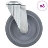 vidaXL Sn&uacute;ningshj&oacute;l me&eth; Boltagati 8 stk. 125 mm