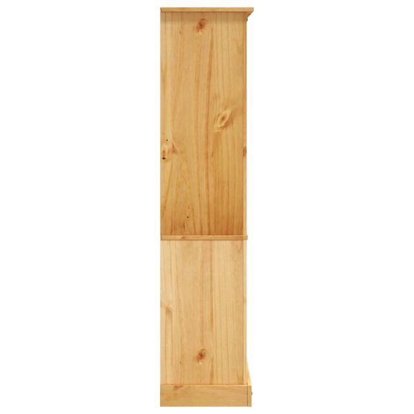 vidaXL Bókaskápur 5 Hillur Mexíkósk Fura Corona Stíll 80x40x170 cm