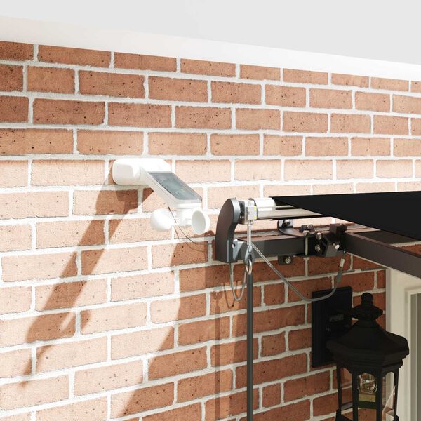 vidaXL R&uacute;&eth;ufegar me&eth; Svartur 400 &times; 300 cm P&oacute;l&yacute;ester