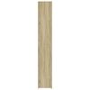 vidaXL Hár Skápur Sonoma Eik 30x42,5x185 cm Samsettur Viður